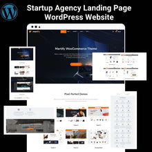 Startup Agency Landing Page WordPress Website