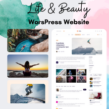 Life & Beauty WordPress Responsive Website