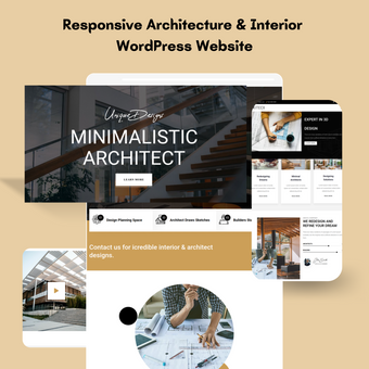 Responsive Architecture & Interior WordPress Website