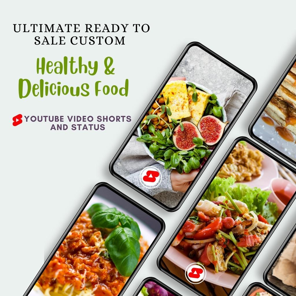 Ultimate Ready to Sale Custom Healthy & Delicious Food youtube shorts Video and status