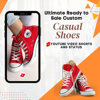 Ultimate Ready to Sale Custom Casual Shoes Youtube Shorts Video And Status