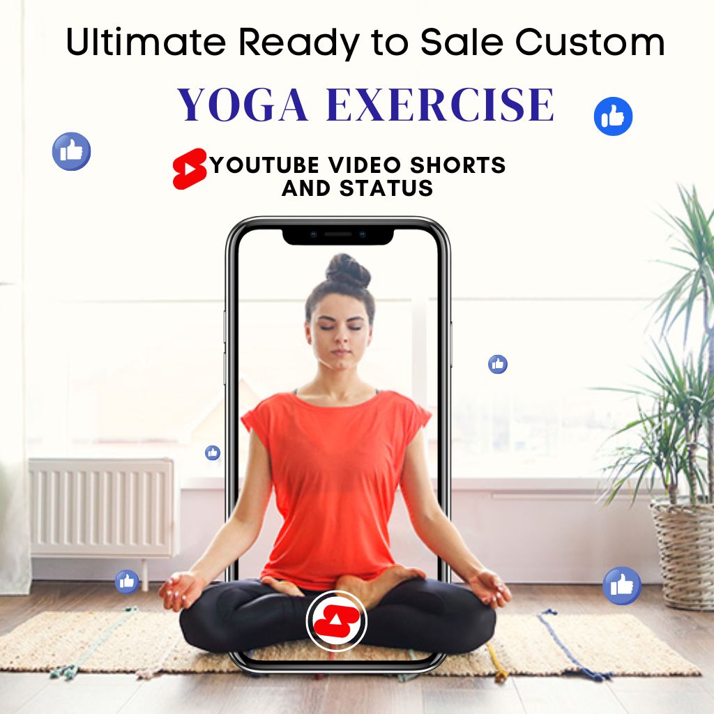 Ultimate Ready to Sale Custom Yoga Exercise Youtube Shorts Video And Status