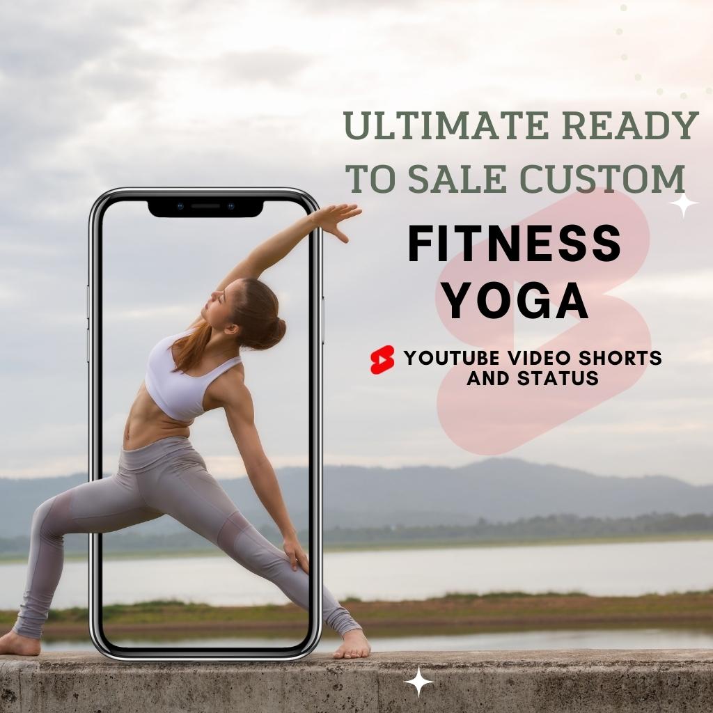 Ultimate Ready to Sale Custom Fitness Yoga Youtube Shorts Video And Status