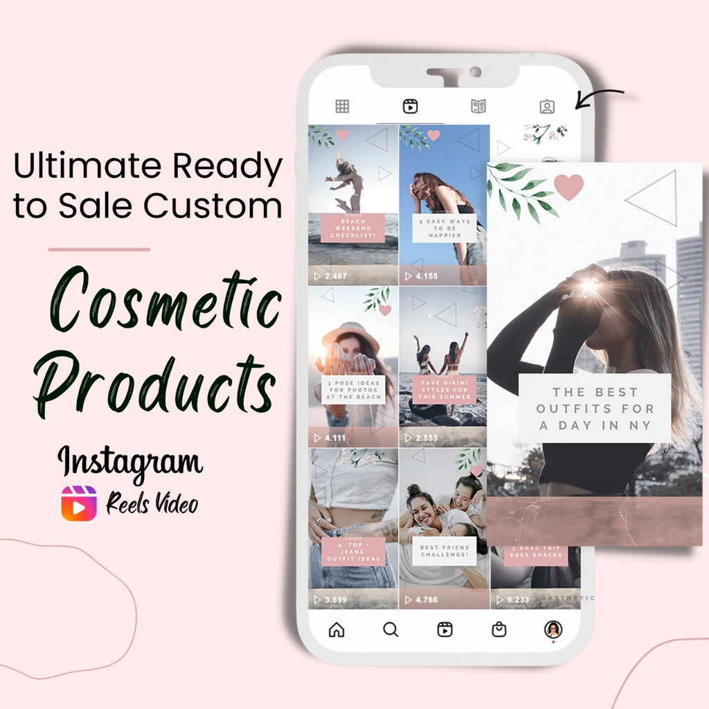 Ultimate Ready to Sale Custom Cosmetic products Instagram Reels Video