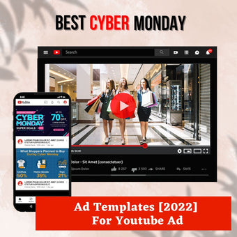 Get Customize Youtube Ads Video for Cyber Monday