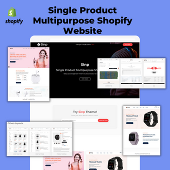 Single Product Multipurpose Shopify Shopping Website