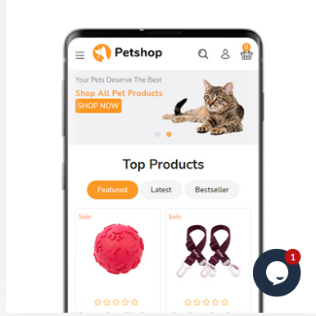Pets Store Responsive Shopify Shopping Website