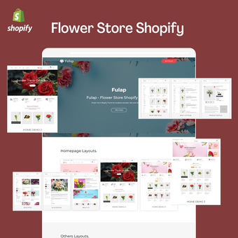 Flower Store Shopify Shopping Website