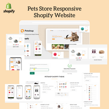 Pets Store Responsive Shopify Shopping Website