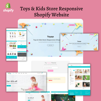 Toys & Kids Store Responsive Shopify Website