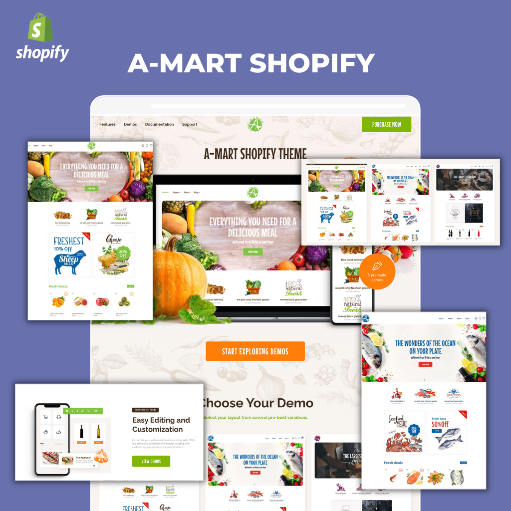 A-Mart Shopify Website