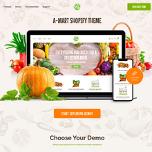 A-Mart Shopify Shopping Website