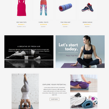 Yoga Clothing & Equipment Shopify Shopping Website