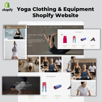 Yoga Clothing & Equipment Shopify Shopping Website