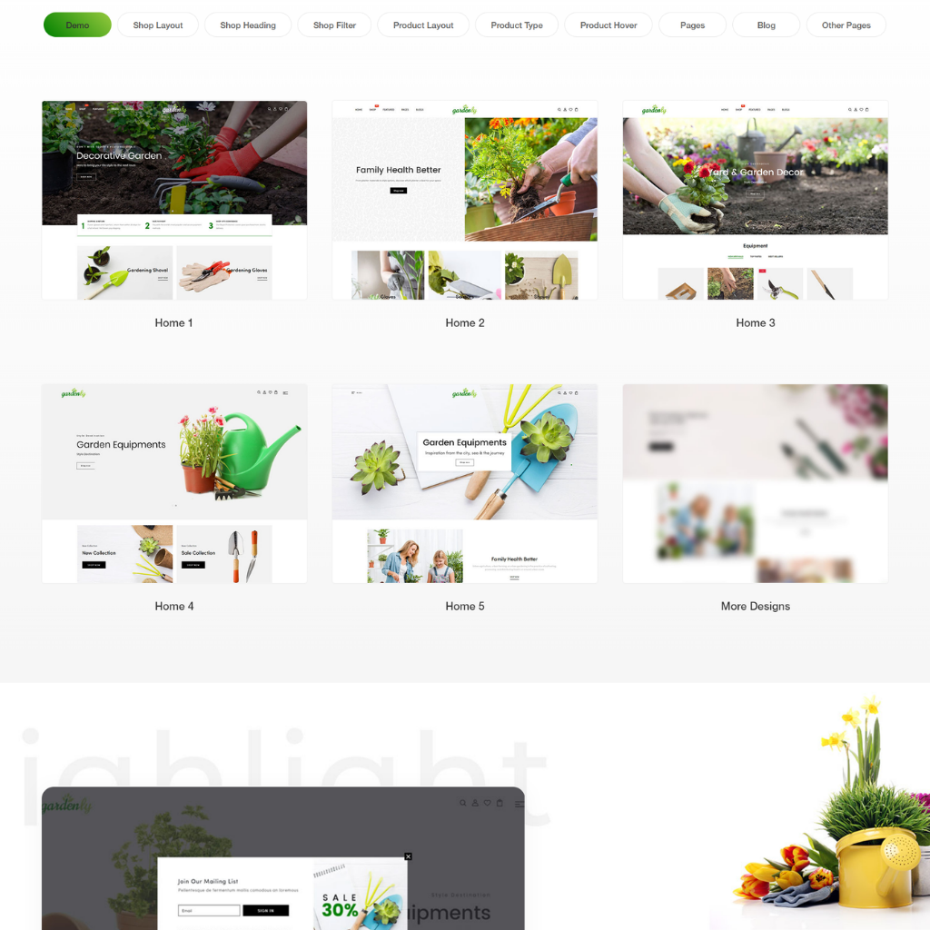 Gardening & Houseplants Equipment Responsive Shopify Shopping Website