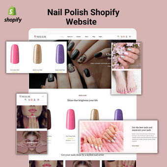 Nail Polish Shopify Website