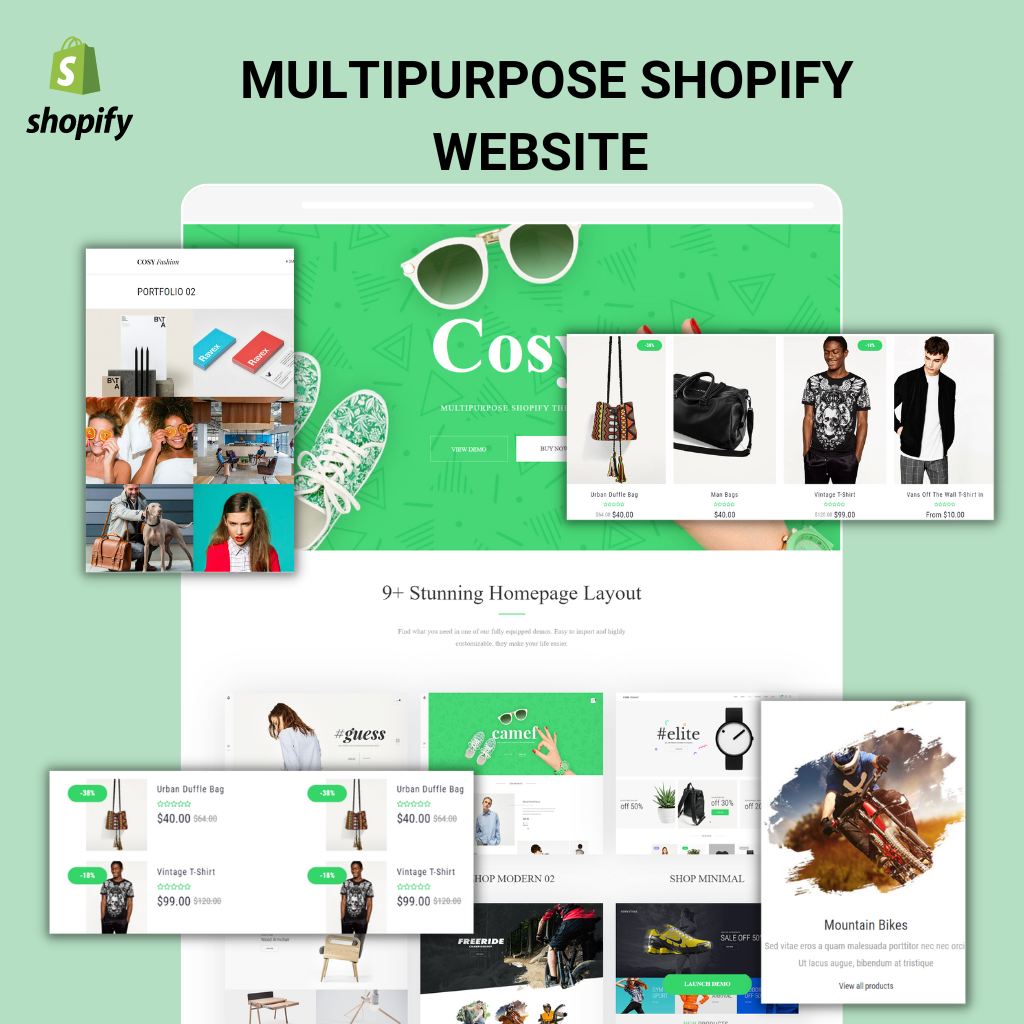 Multipurpose Shopify Website