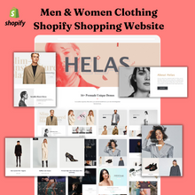 Men & Women Clothing Shopify Shopping Website