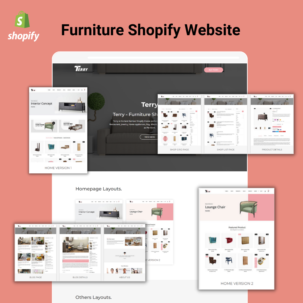 Furniture Shopify Website