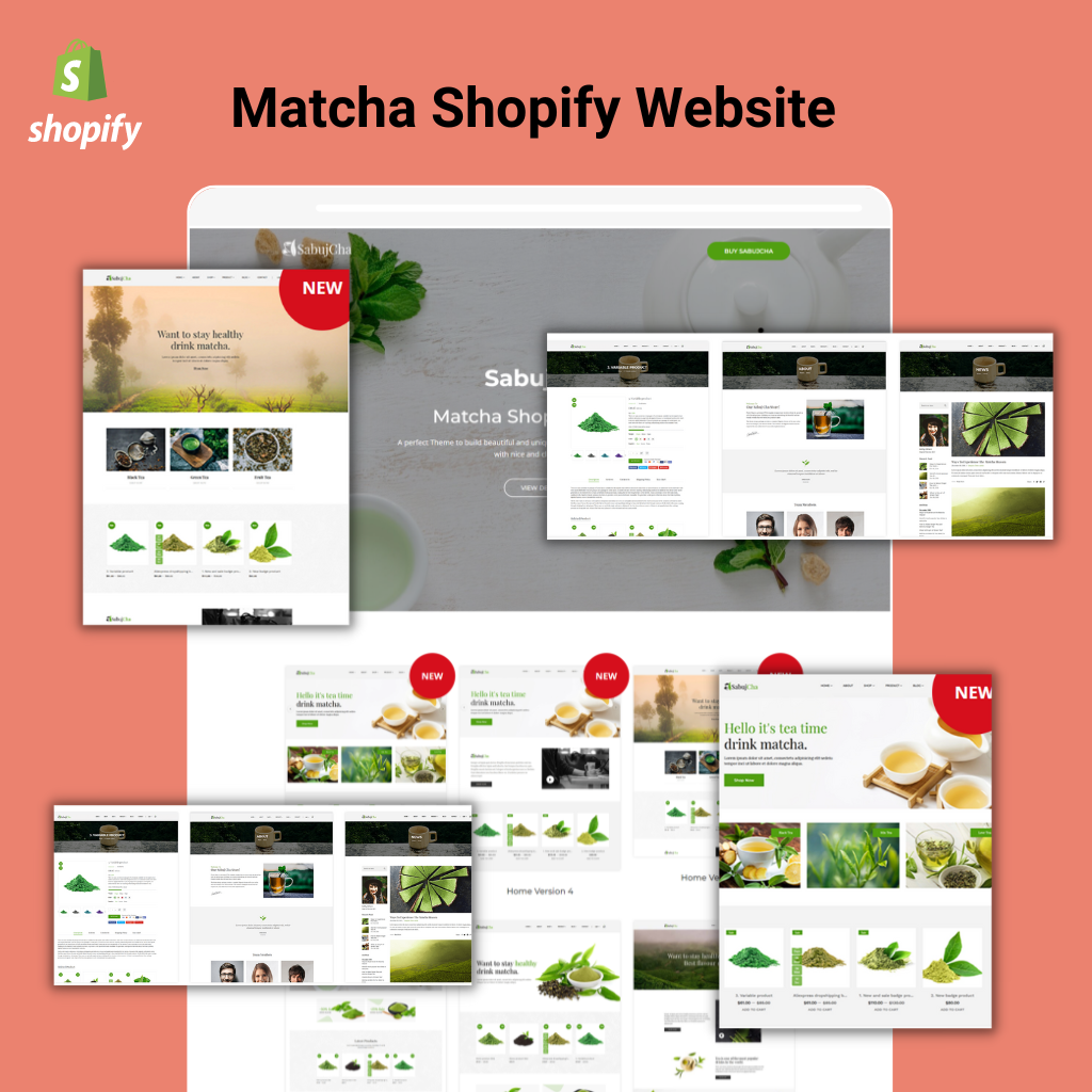 Matcha Shopify Website
