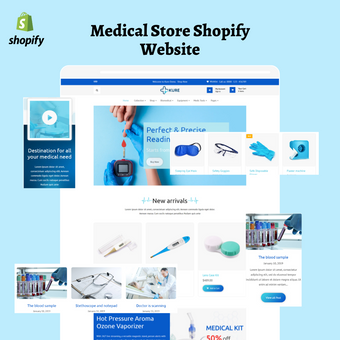 Medical Store Shopify Website