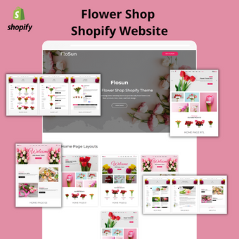 Flower Store Shopify Shopping Website