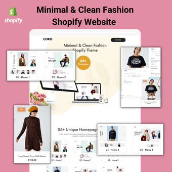 Minimal & Clean Fashion Shopify Website