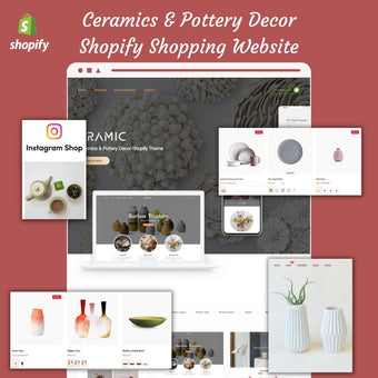 Ceramics & Pottery Decor Shopify Shopping Website