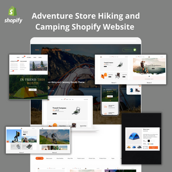 Adventure Store Hiking and Camping Shopify Website