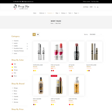Cosmetic Store Shopify Shopping Website
