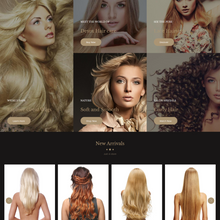 Hair Wig Shopify Shopping Website