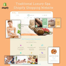 Traditional Luxury Spa Shopify Shopping Website