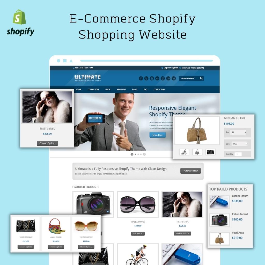 Ultimate - Product Store Ecommerce Shopify Shopping Website
