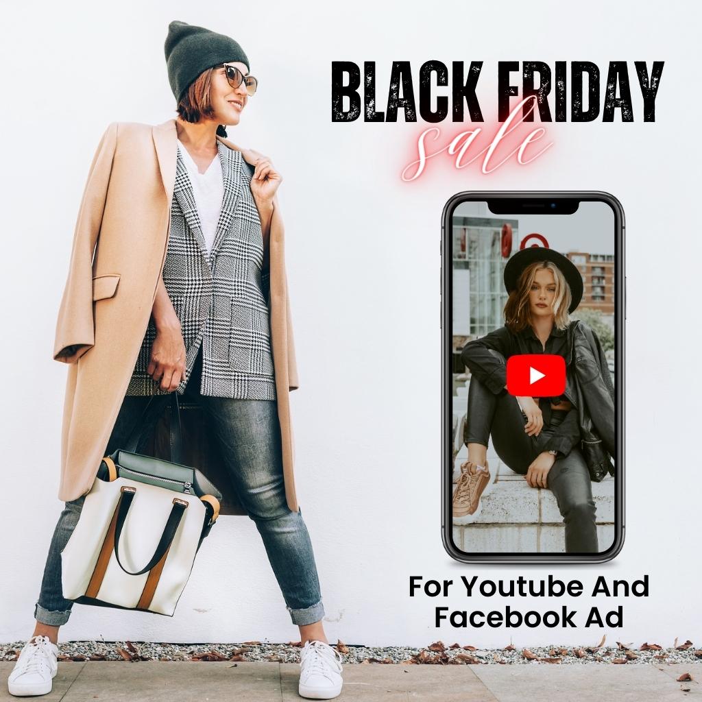 Get Customize Youtube Ads Video for Black Friday Sale