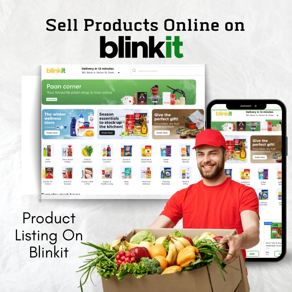 Product Listing on Blinkit