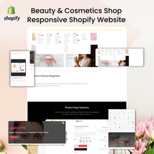 Beauty & Cosmetics Shop Responsive Shopify Website