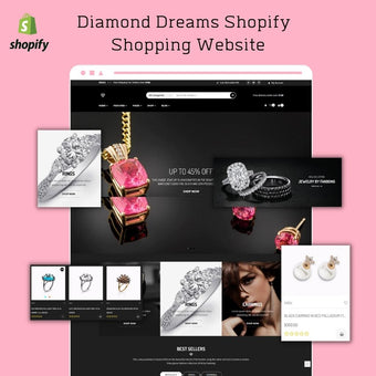 Diamond Dreams Shopify  Shopping Website