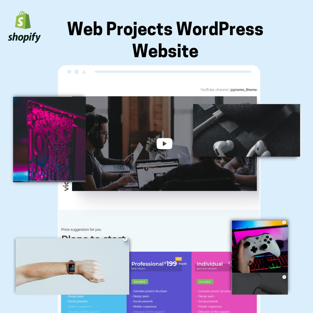Web Projects WordPress Responsive Website