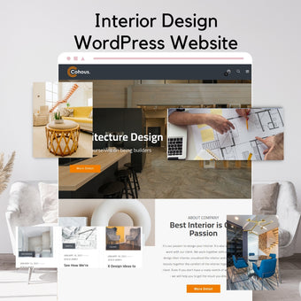 Interior Design WordPress Responsive Website