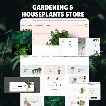 Gardening & Houseplants Store Shopify Shopping Website