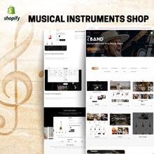 Musical Instruments Shop Shopify Shopping Website