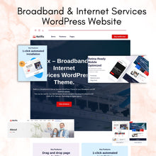 Broadband & Internet Services WordPress Responsive Website