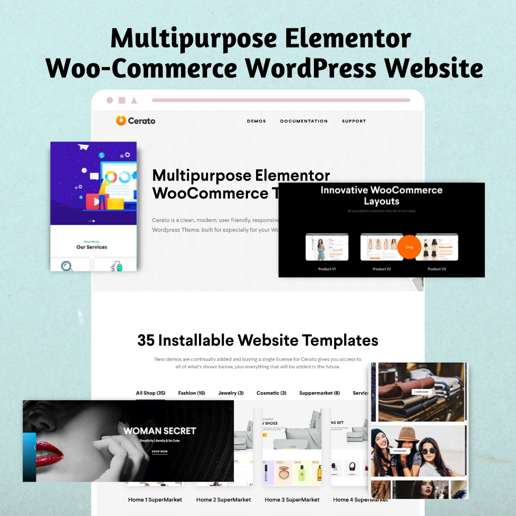 Multipurpose Elementor WooCommerce WordPress Responsive Website
