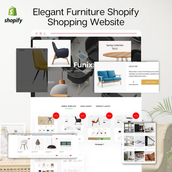 Elegant Furniture Shopify  Shopping Website