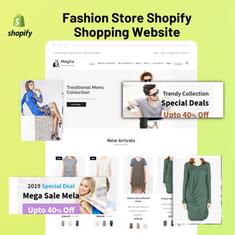 Fashion Store Shopify Shopping Website