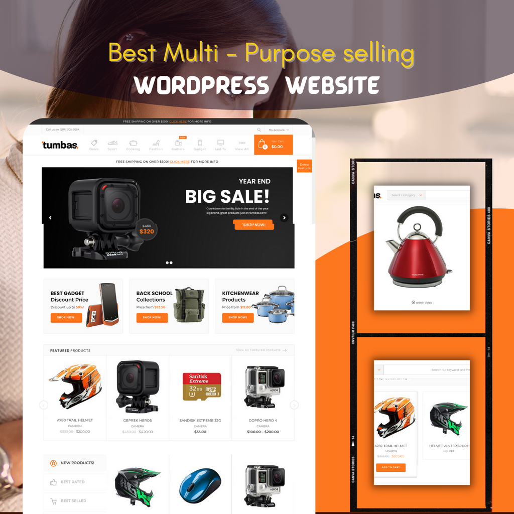 Best Multi - Purpose selling WordPress Responsive Website