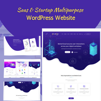 Saas & Startup Multipurpose  WordPress Responsive Website