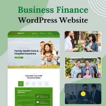 Business Finance WordPress Responsive Website