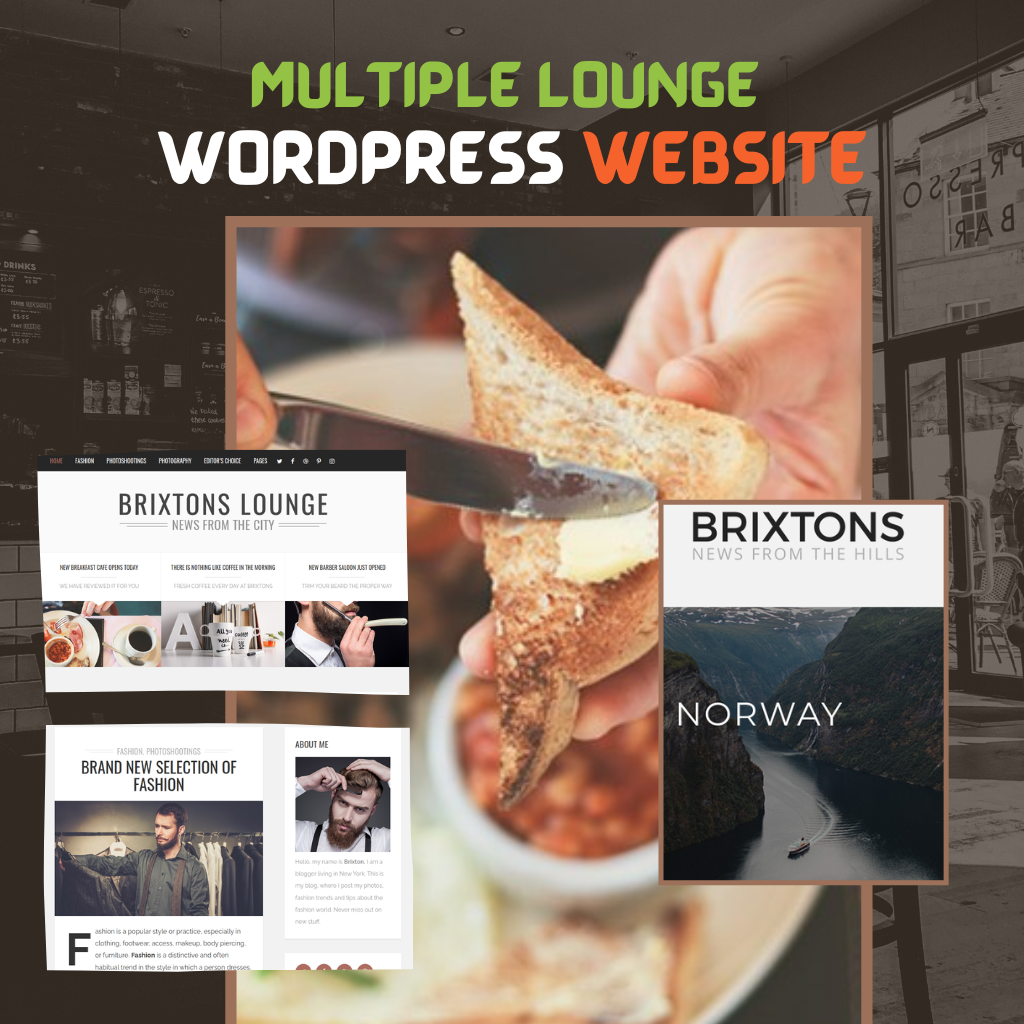Multiple Lounge  WordPress Responsive Website