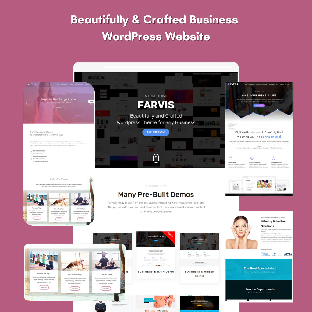 Beautifully & Crafted Business WordPress Website